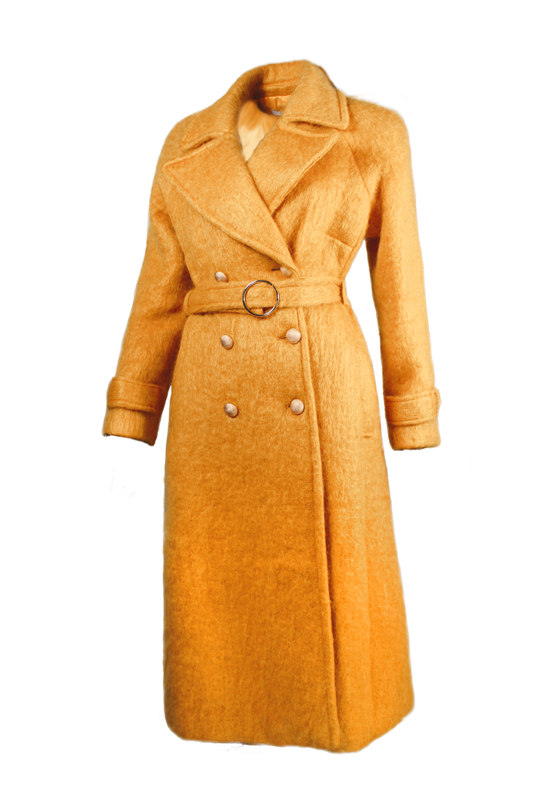 The Luminous Mohair Trench Coat
