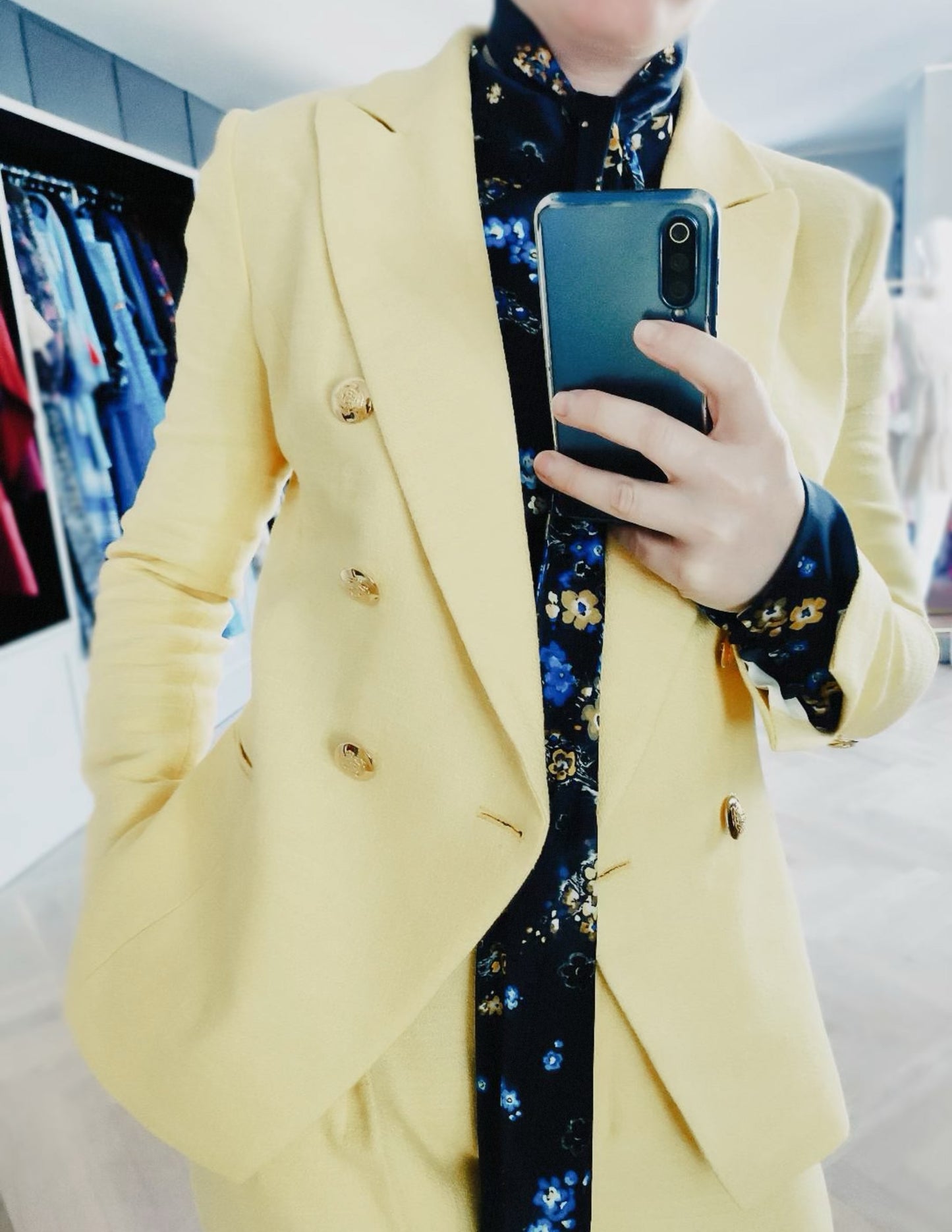 Yellow Linen Pantsuit